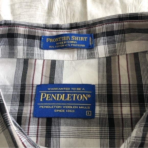 Pendleton Frontier Short Sleeved Snap Shirt - Picture 4 of 8